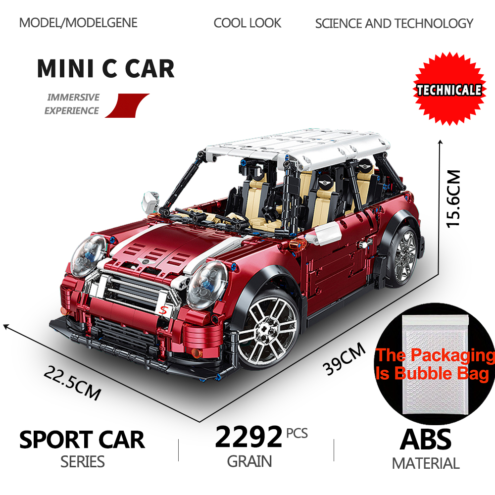 Model Kit Lamborghini - Famous Classic Car Model Building Blocks