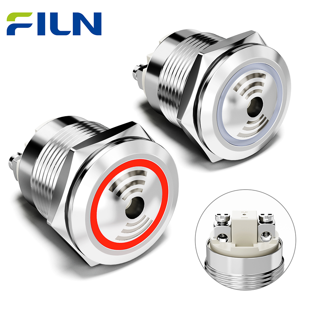 Panel Line Marker - FILN 2PCS 19MM Metal LED Buzzer