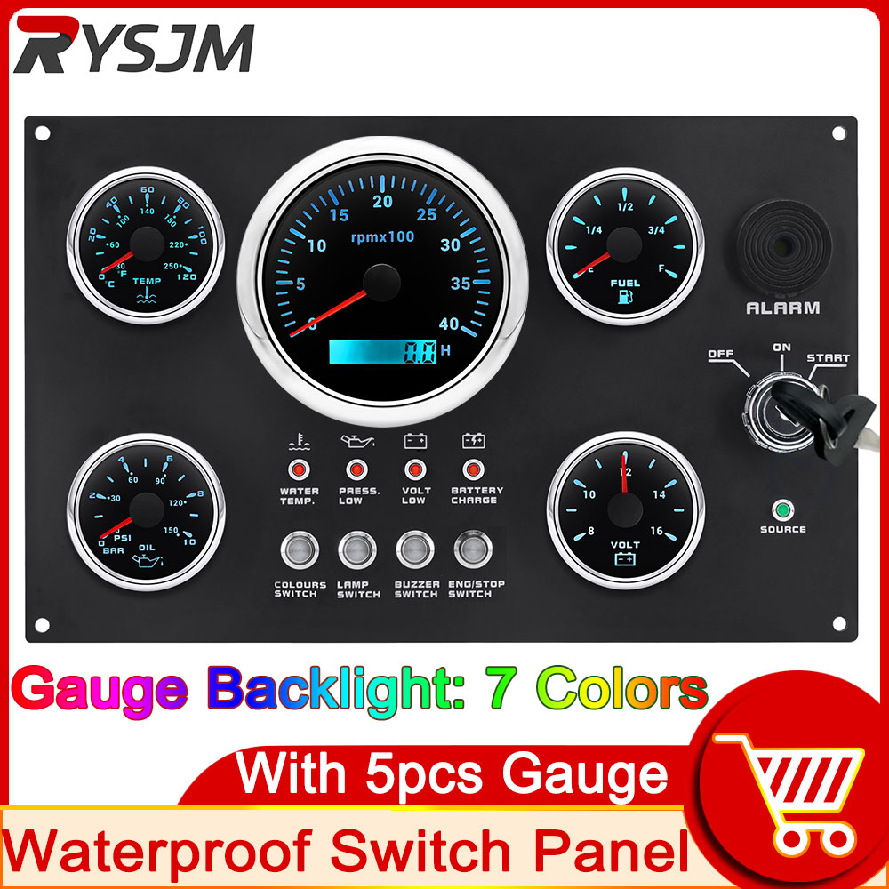 AD 5 Gauge Set Switch Panel 12 - đánh giá và giá Panel Line Marker