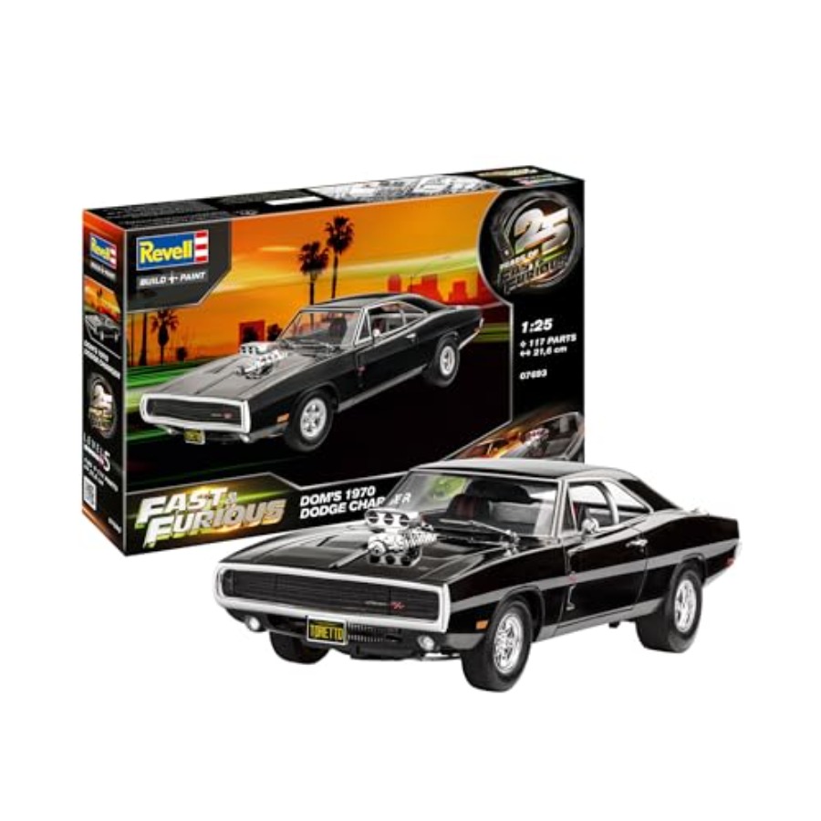 Fast and Furious Dom's 1970 Do - đánh giá và giá Model Kit Dodge Charger