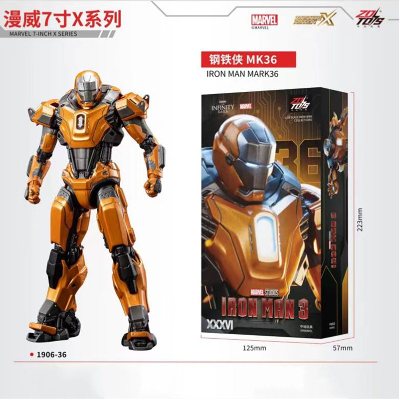 ZD Toys Iron Man Action Figure - đánh giá và giá Model Kit Iron Man Mark 50
