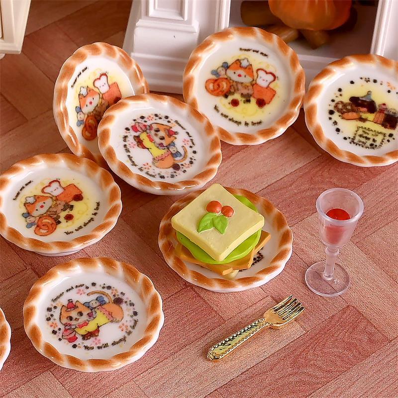 10Pcs/set Dollhouse Miniature  - đánh giá và giá Model Kit House
