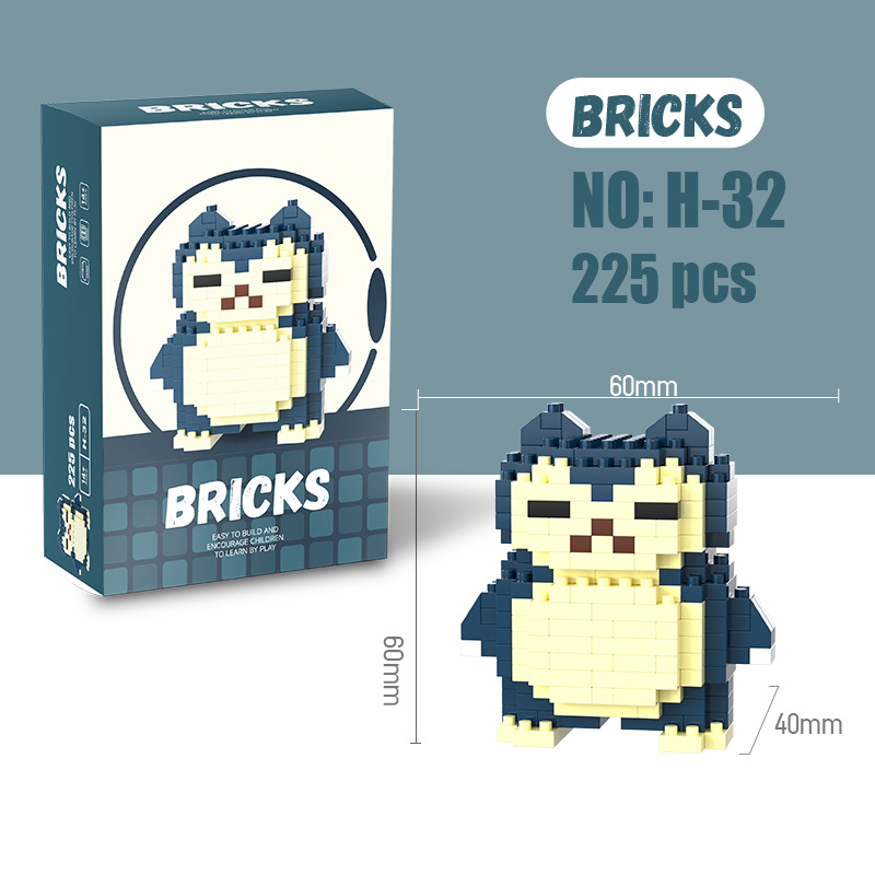 Pokemon Micro Building Blocks  - đánh giá và giá Model Kit Figure