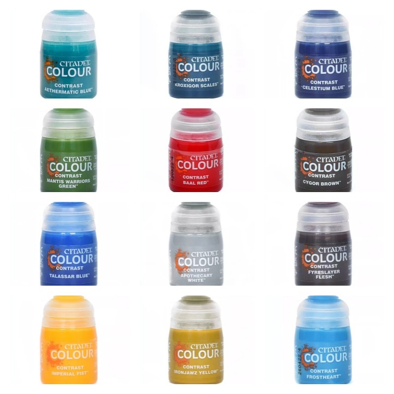 18ml New Contrast Paint Water- - đánh giá và giá Plastic Model Paint