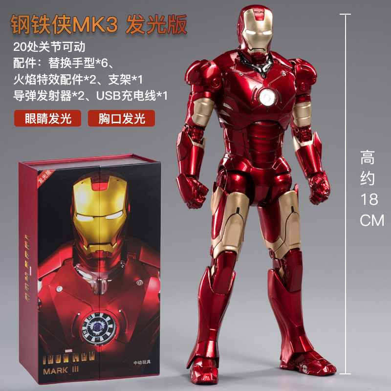 Original Avengers ZD Toy Light - đánh giá và giá Model Kit Iron Man Mark 50