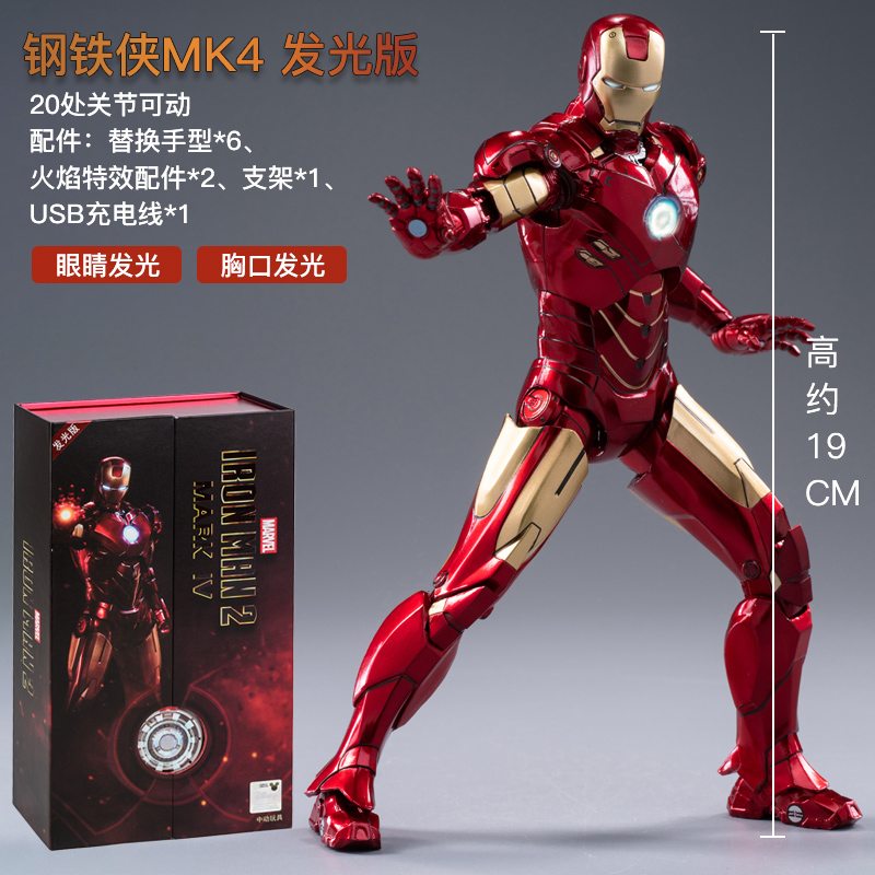 Original Avengers ZD Toy Light - đánh giá và giá Model Kit Iron Man Mark 50