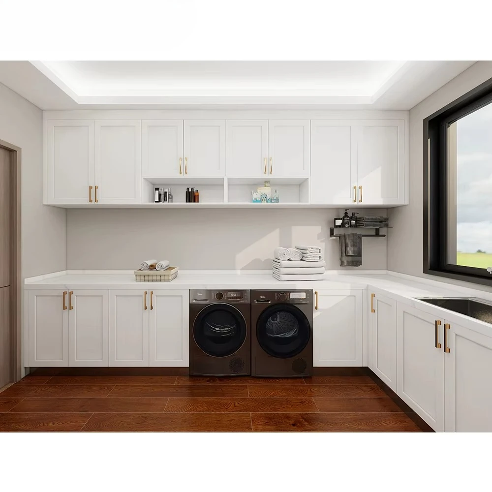 Full set of white cabinets mod - đánh giá và giá Model Kitchen Set Aluminium