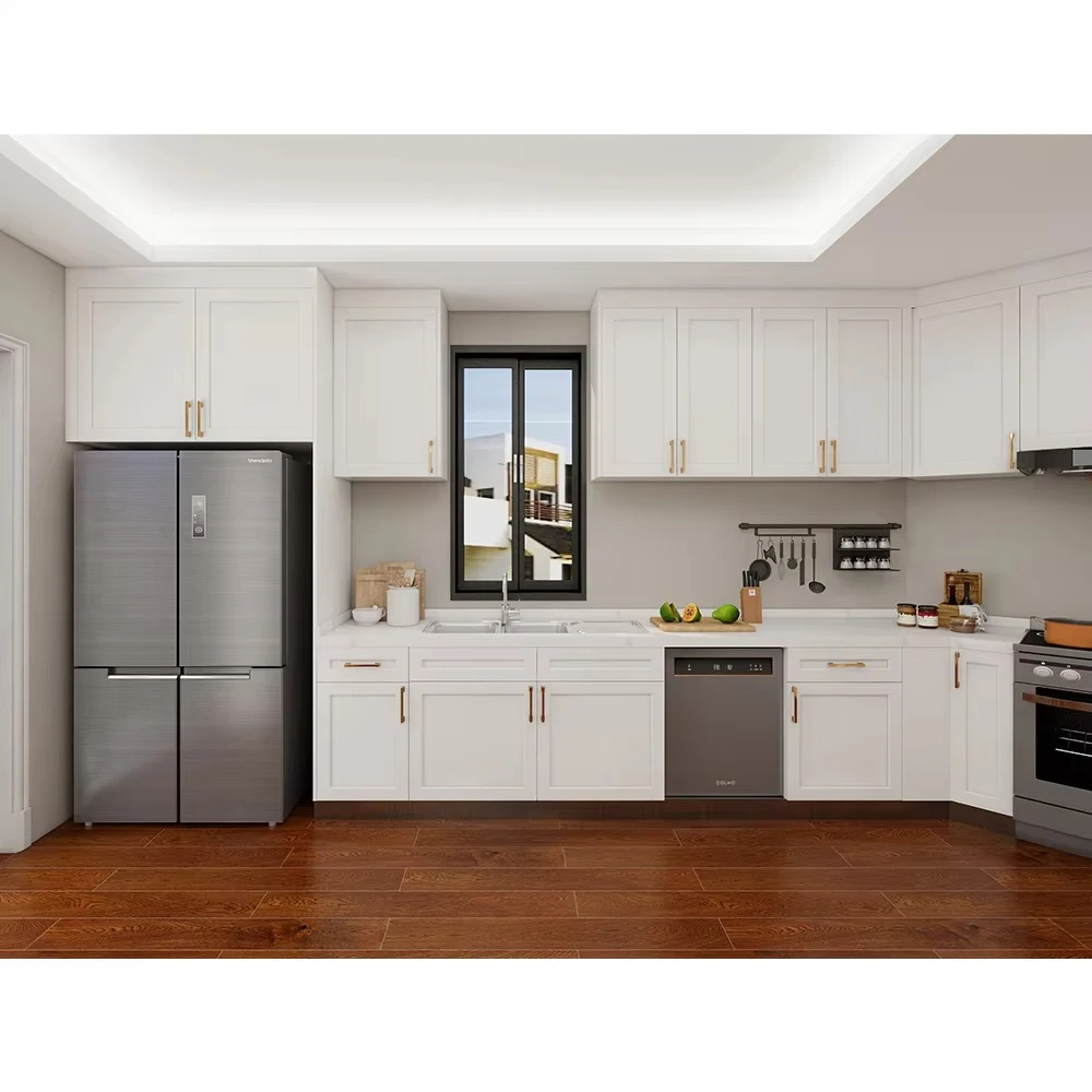 Full set of white cabinets mod - đánh giá và giá Model Kitchen Set Aluminium