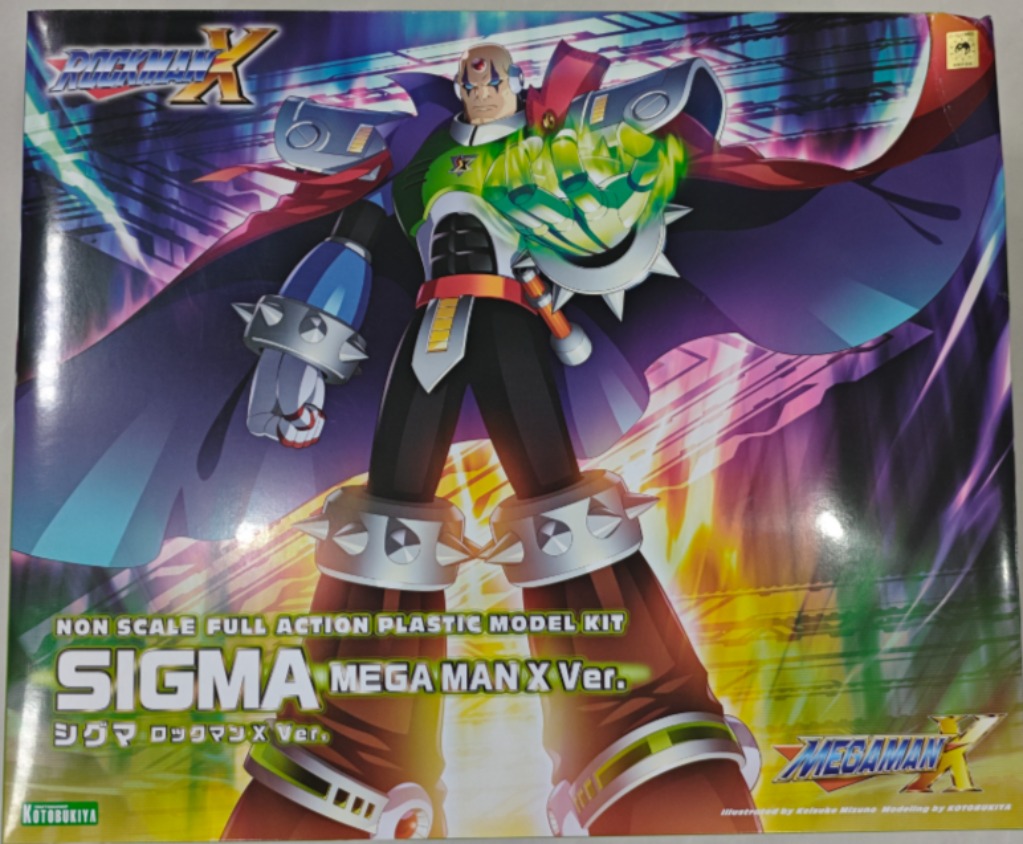 Kotobukiya Sigma Mega Man X Ve - đánh giá và giá Mega Man X Model Kit