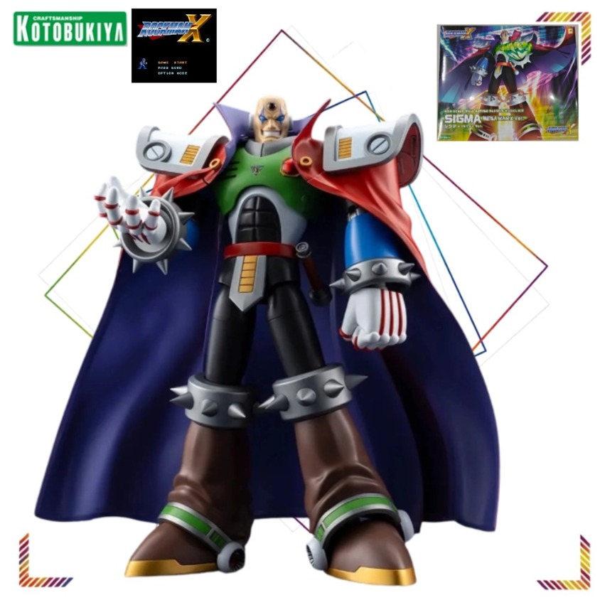 Kotobukiya Sigma Mega Man X Ve - đánh giá và giá Mega Man X Model Kit