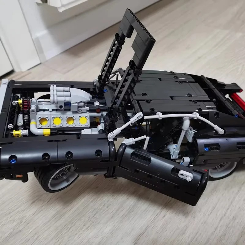 1077PCS Technical Car Dodged C - đánh giá và giá Model Kit Dodge Charger
