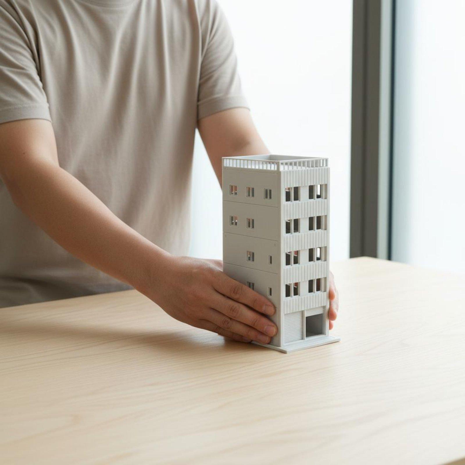 Building Assembly Miniature Ja - đánh giá và giá Model Kit House