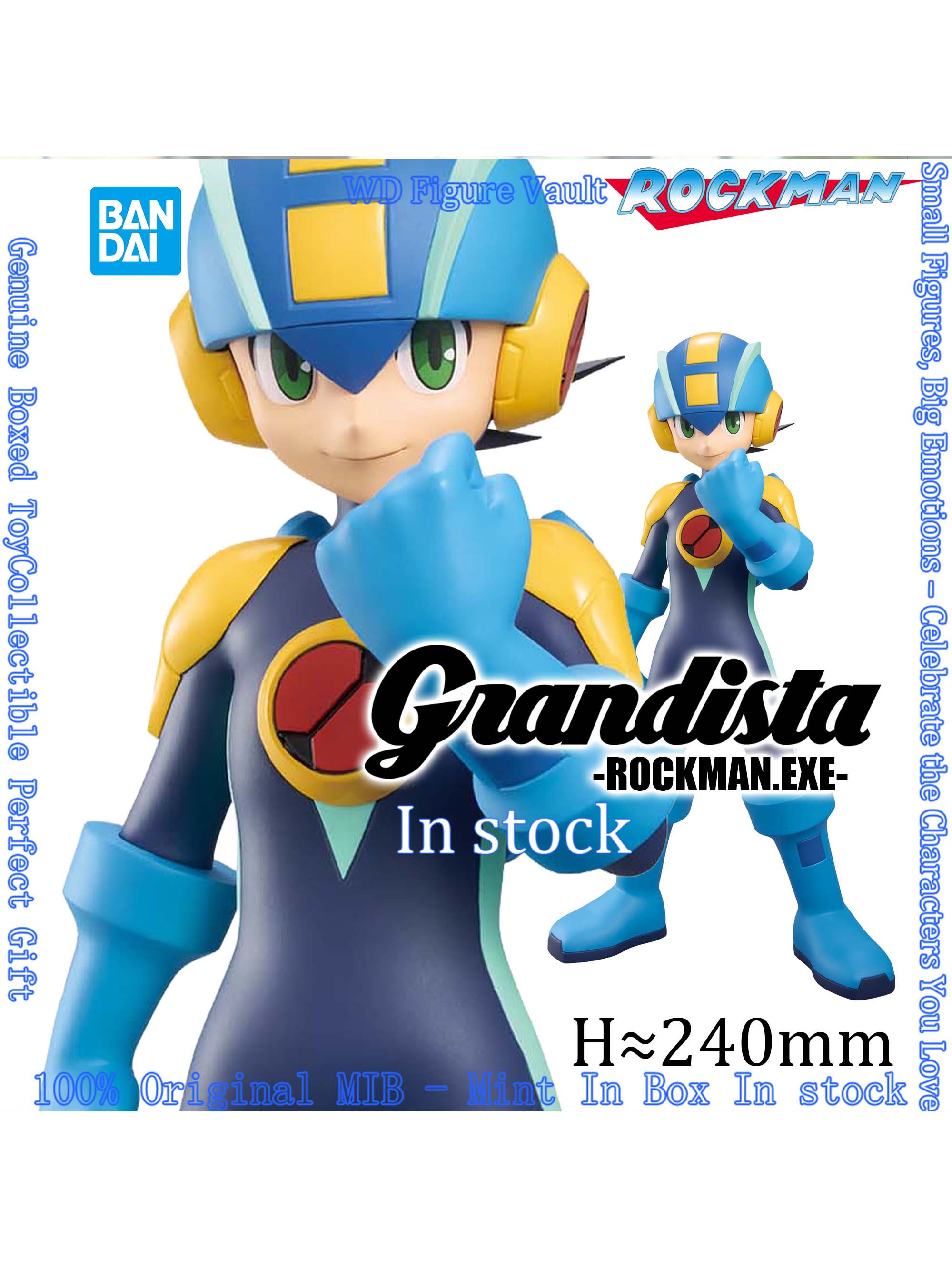 In stock Bandai Banpresto Rock - đánh giá và giá Mega Man X Model Kit
