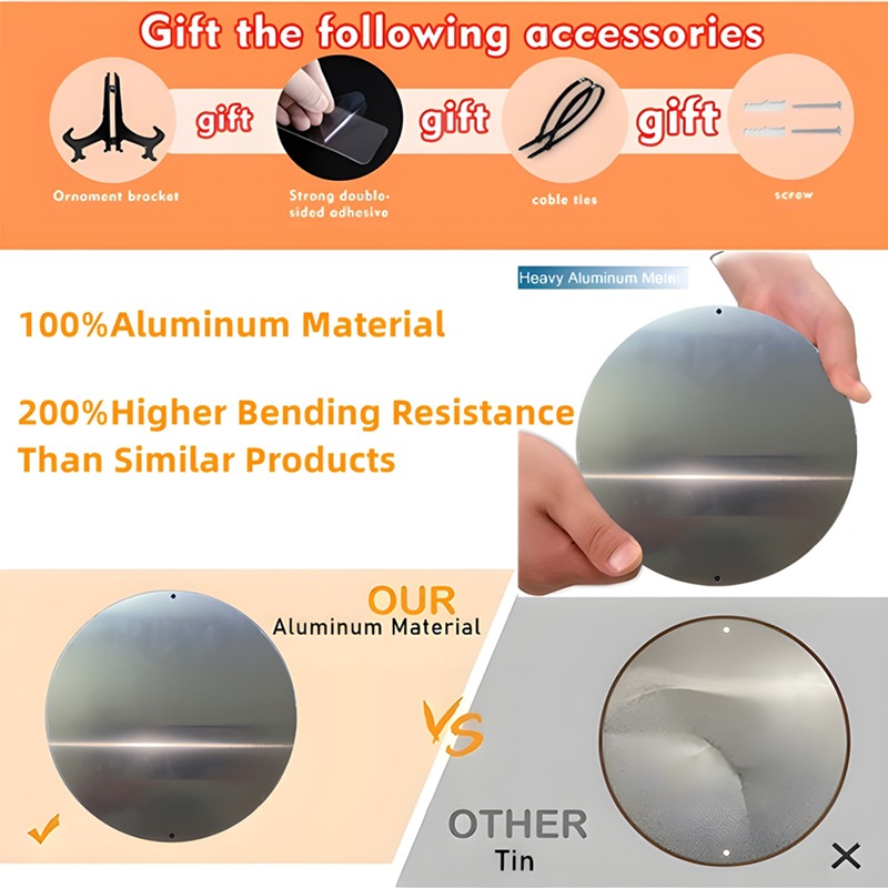Round Metal Aluminum Sign, 2D  - đánh giá và giá Model Kitchen Set Aluminium