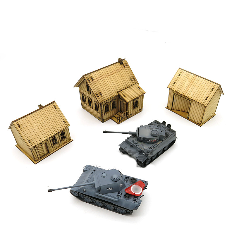 1/72 Wooden Assembly House Eur - đánh giá và giá Model Kit House