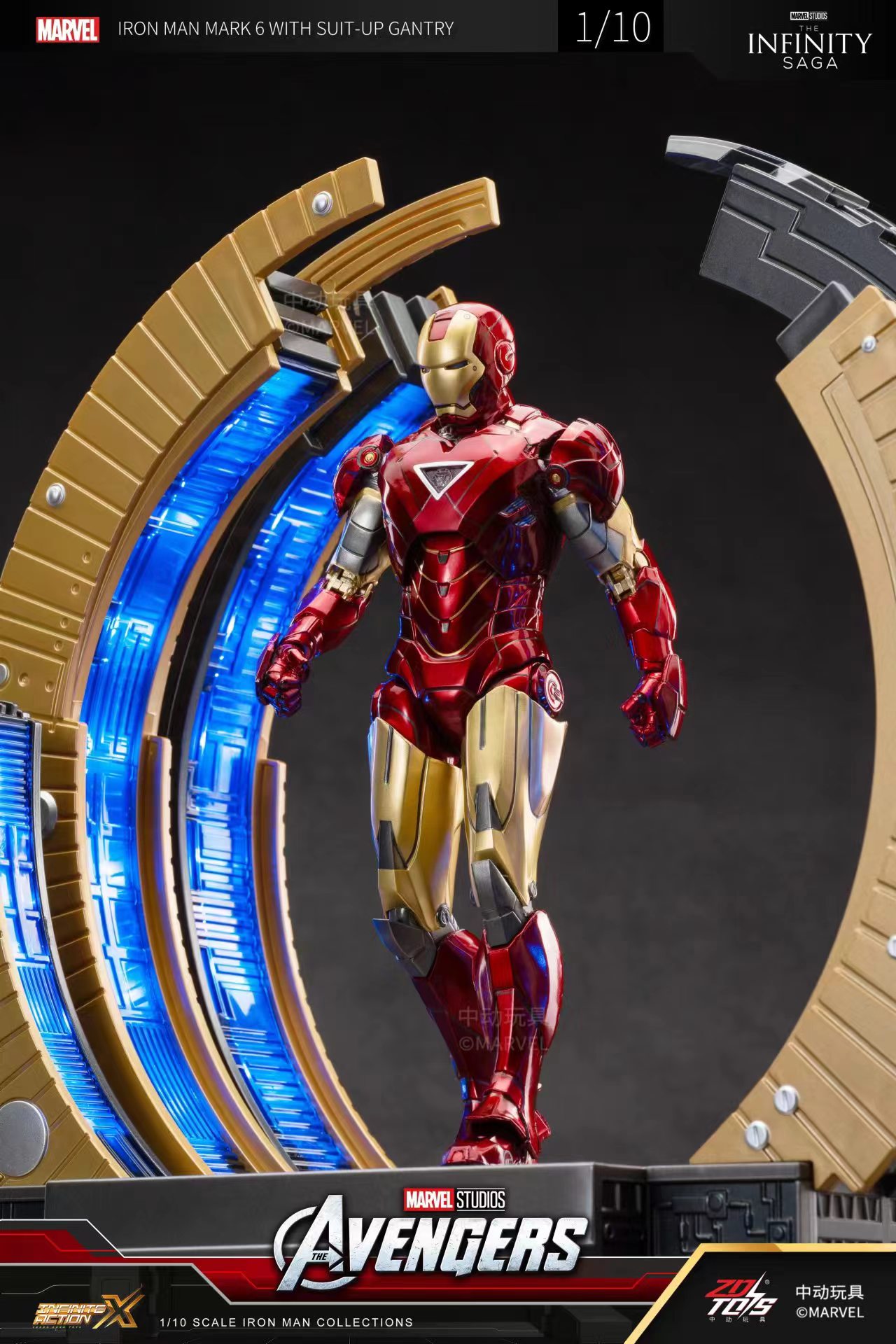 Original ZD Toys Iron Man WITH - đánh giá và giá Model Kit Iron Man Mark 50