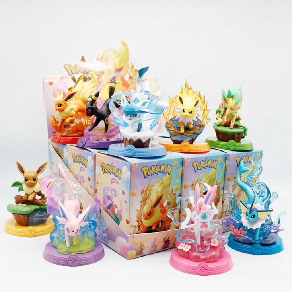8 style Pokémon Action Doll Pi - đánh giá và giá Model Kit Pokemon