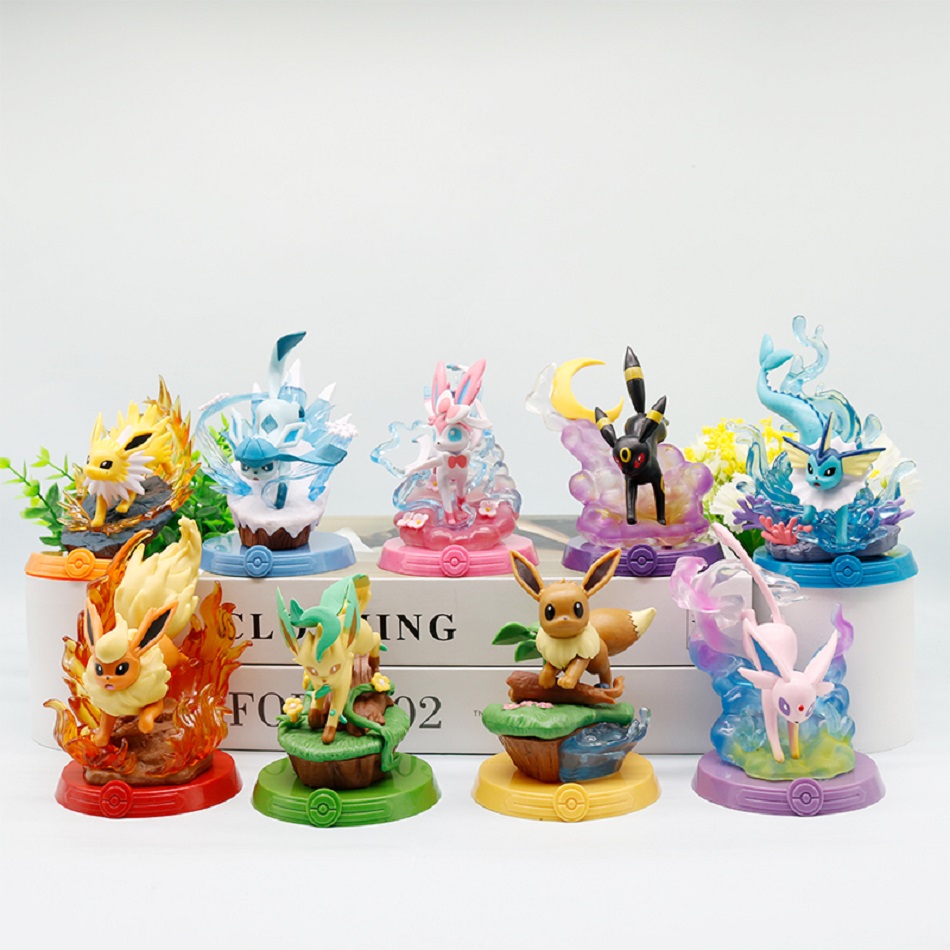 8 style Pokémon Action Doll Pi - đánh giá và giá Model Kit Pokemon