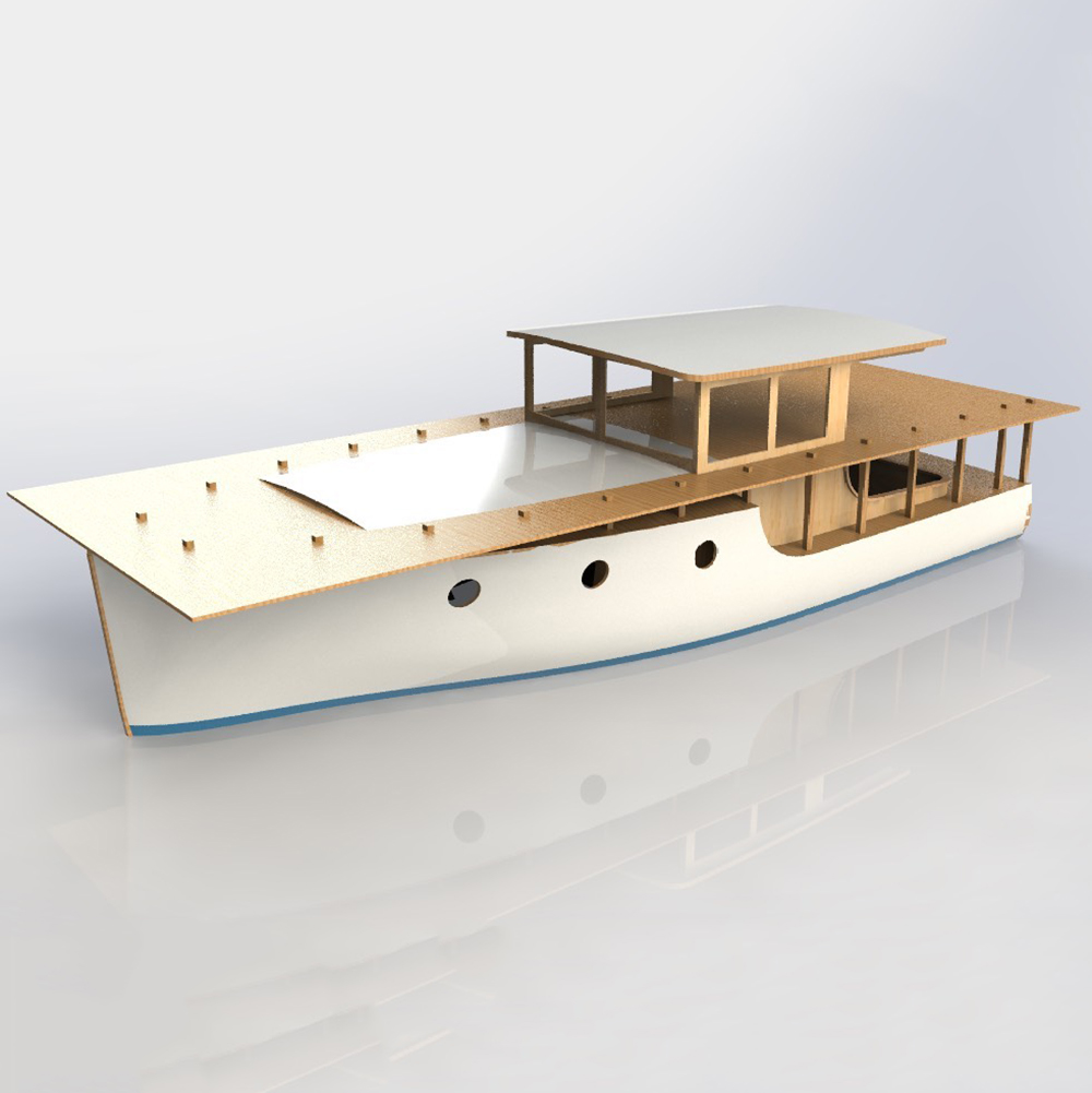 RC Boat 70cm European Classica - đánh giá và giá Model Kit Yacht
